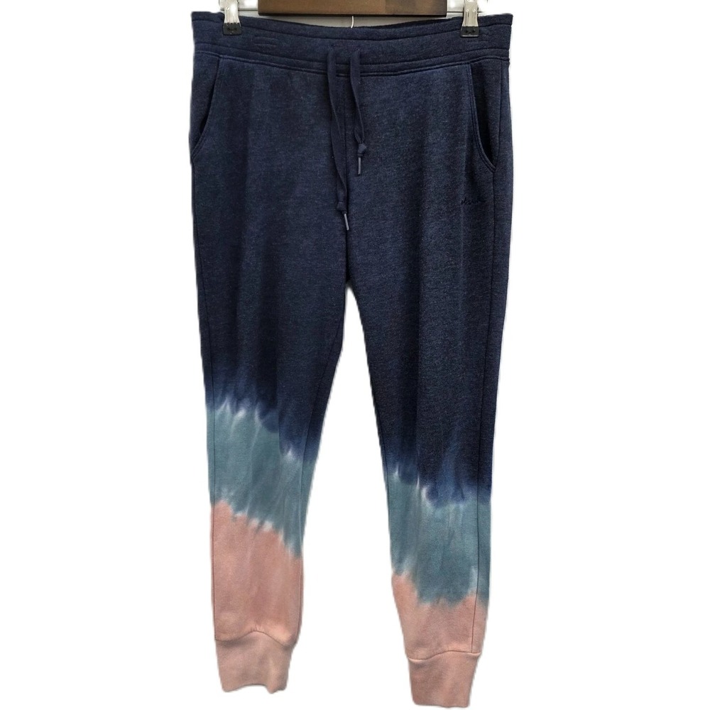 Victoria's Secret PINK Womens S Blue Pink Tie Dye Ombre Jogger Lounge Pants Cozy